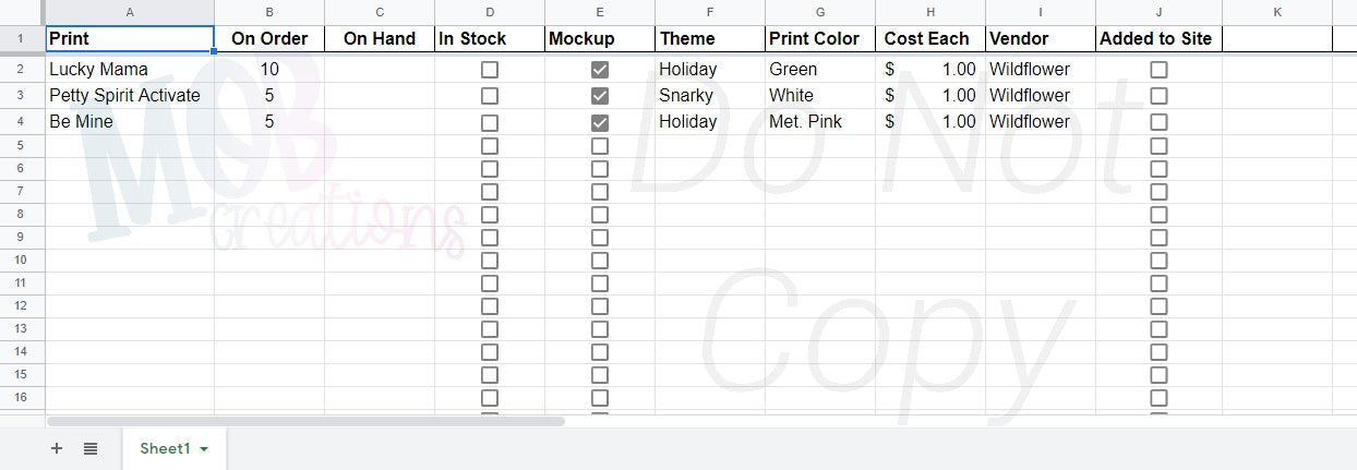 Screenprint Inventory Tracker